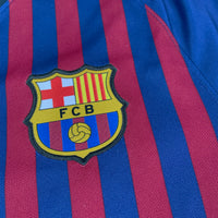 2018-19 Barcelona Thuis Shirt Messi - Oldschool Voetbalshirts