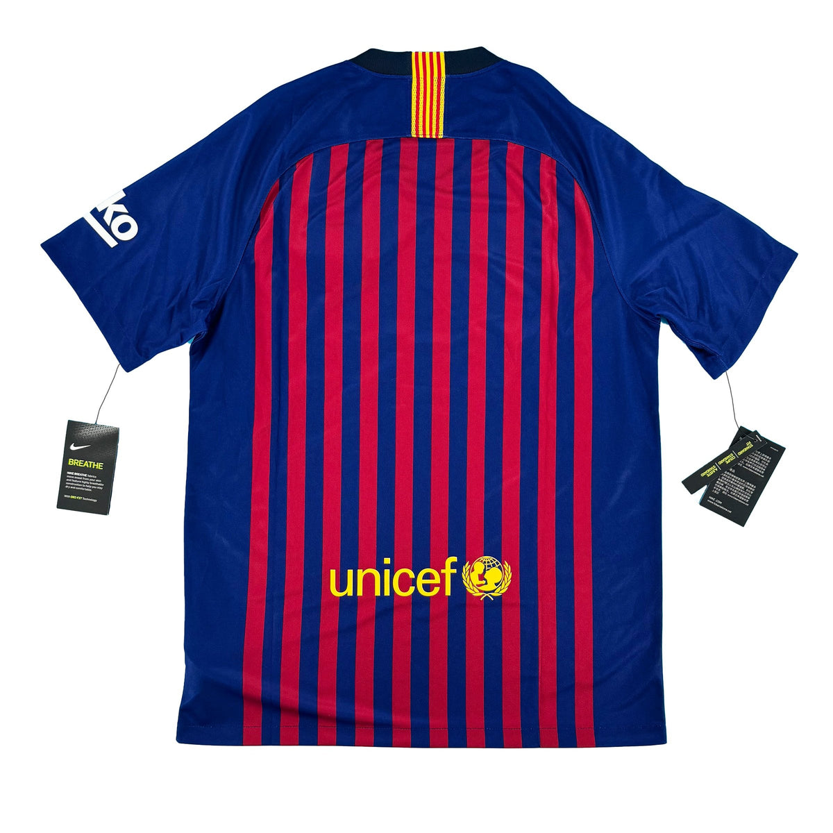 Barcelona - Home Shirt - 2018/19 - Size M - 10/10