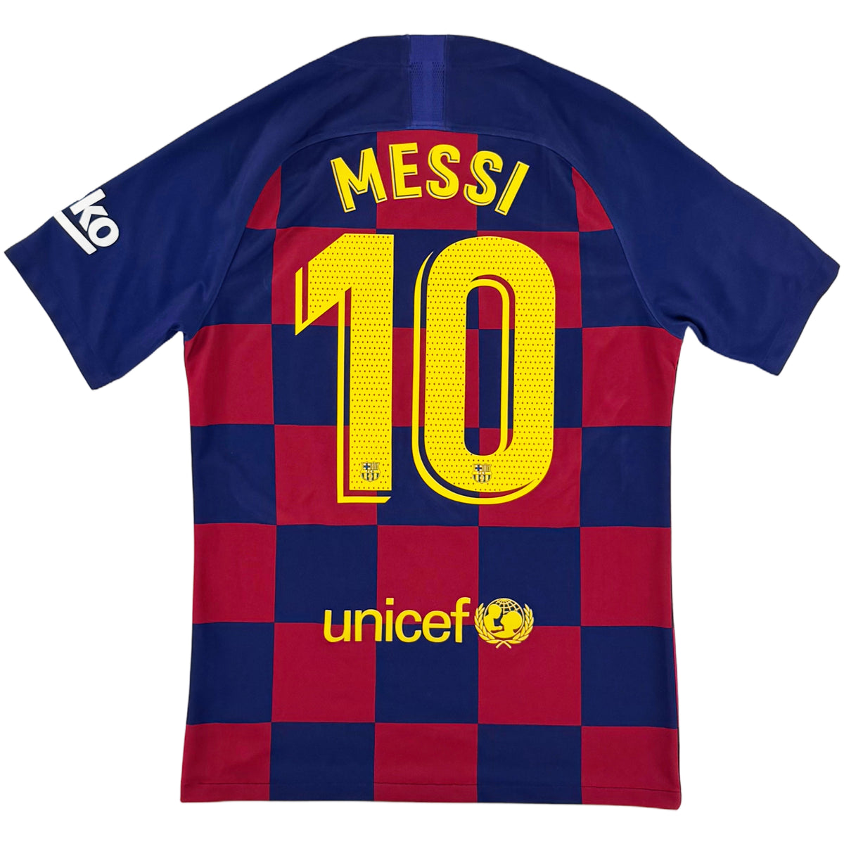 2019-20 Barcelona Thuis Shirt Messi - Oldschool Voetbalshirts