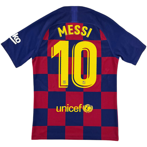 2019-20 Barcelona Thuis Shirt Messi - Oldschool Voetbalshirts