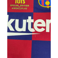 2019-20 Barcelona Thuis Shirt Messi - Oldschool Voetbalshirts