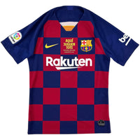 2019-20 Barcelona Thuis Shirt Messi - Oldschool Voetbalshirts