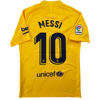2019-20 Barcelona Vierde Shirt Messi #10 - 9/10 - (S) - Oldschool Voetbalshirts