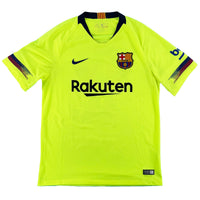 2018-19 Barcelona Uit Shirt Messi #10 - 10/10 - (M) - Oldschool Voetbalshirts