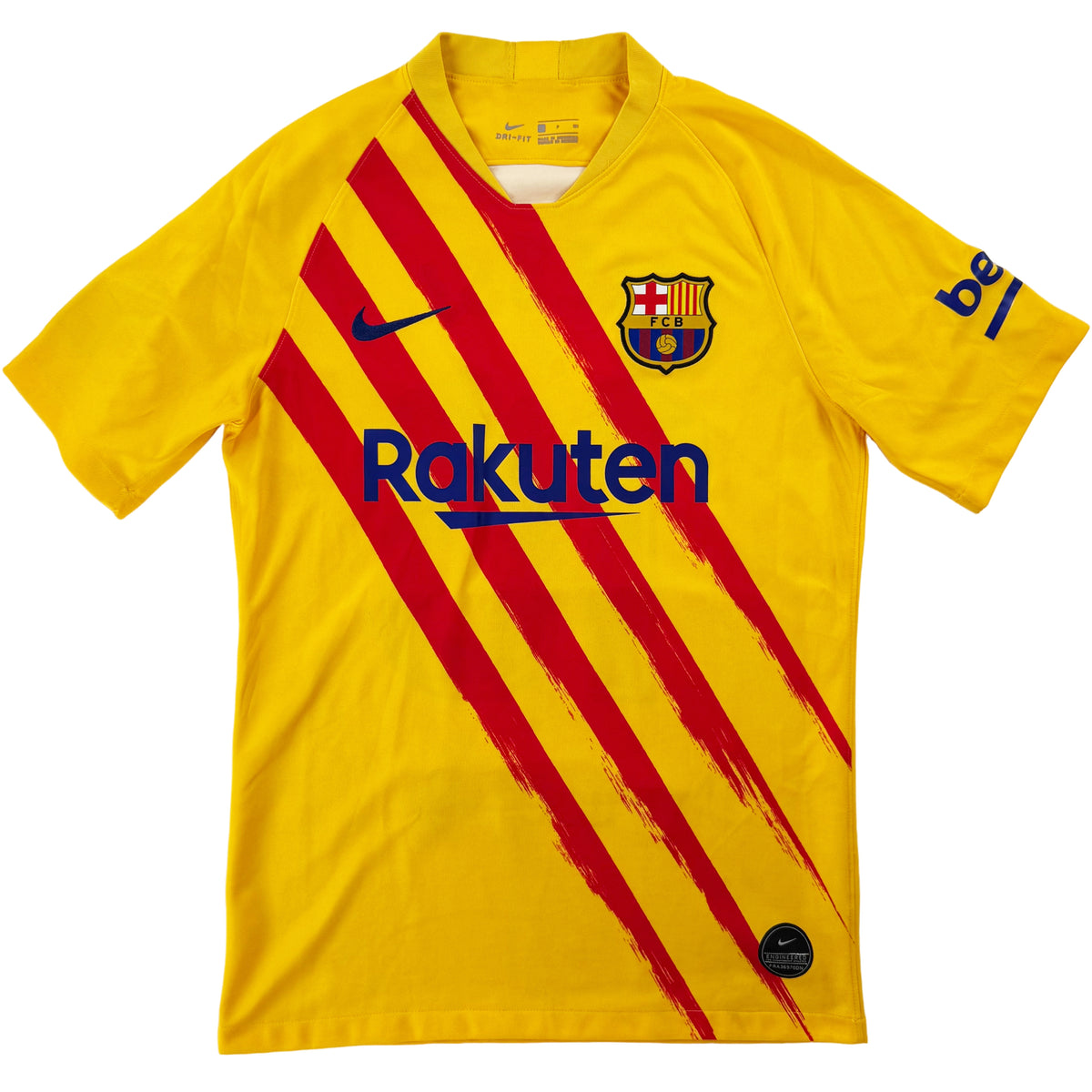 2019-20 Barcelona Vierde Shirt Messi #10 - 9/10 - (S) - Oldschool Voetbalshirts