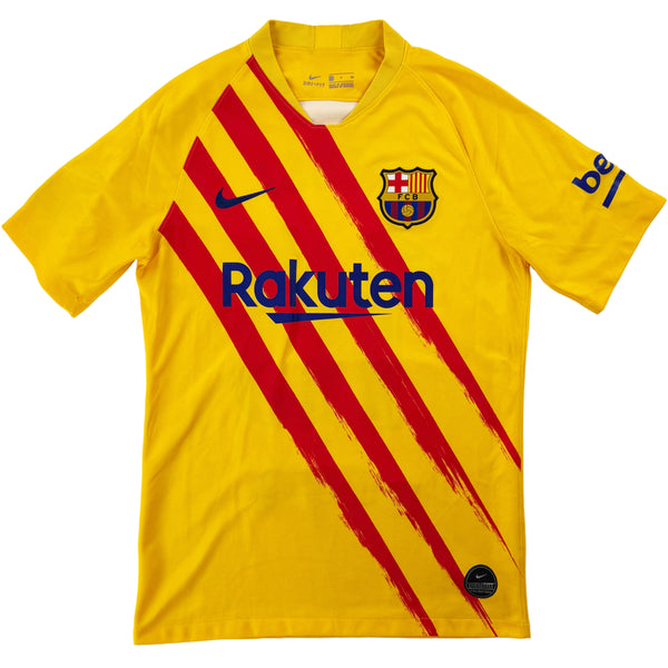 2019-20 Barcelona Vierde Shirt Messi #10 - 9/10 - (S) - Oldschool Voetbalshirts