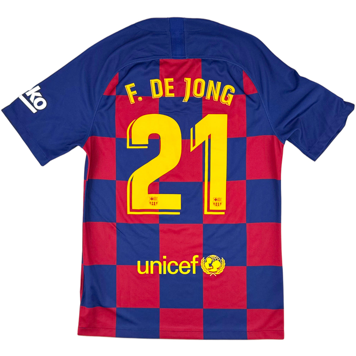 2019-20 Barcelona Thuis Shirt F. De Jong - Oldschool Voetbalshirts