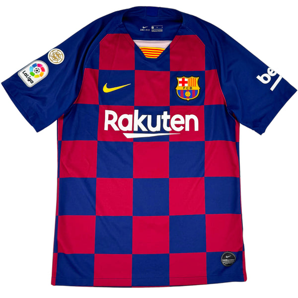 2019-20 Barcelona Thuis Shirt Messi - Oldschool Voetbalshirts