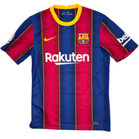 2020-21 Barcelona Thuis Shirt Messi - Oldschool Voetbalshirts