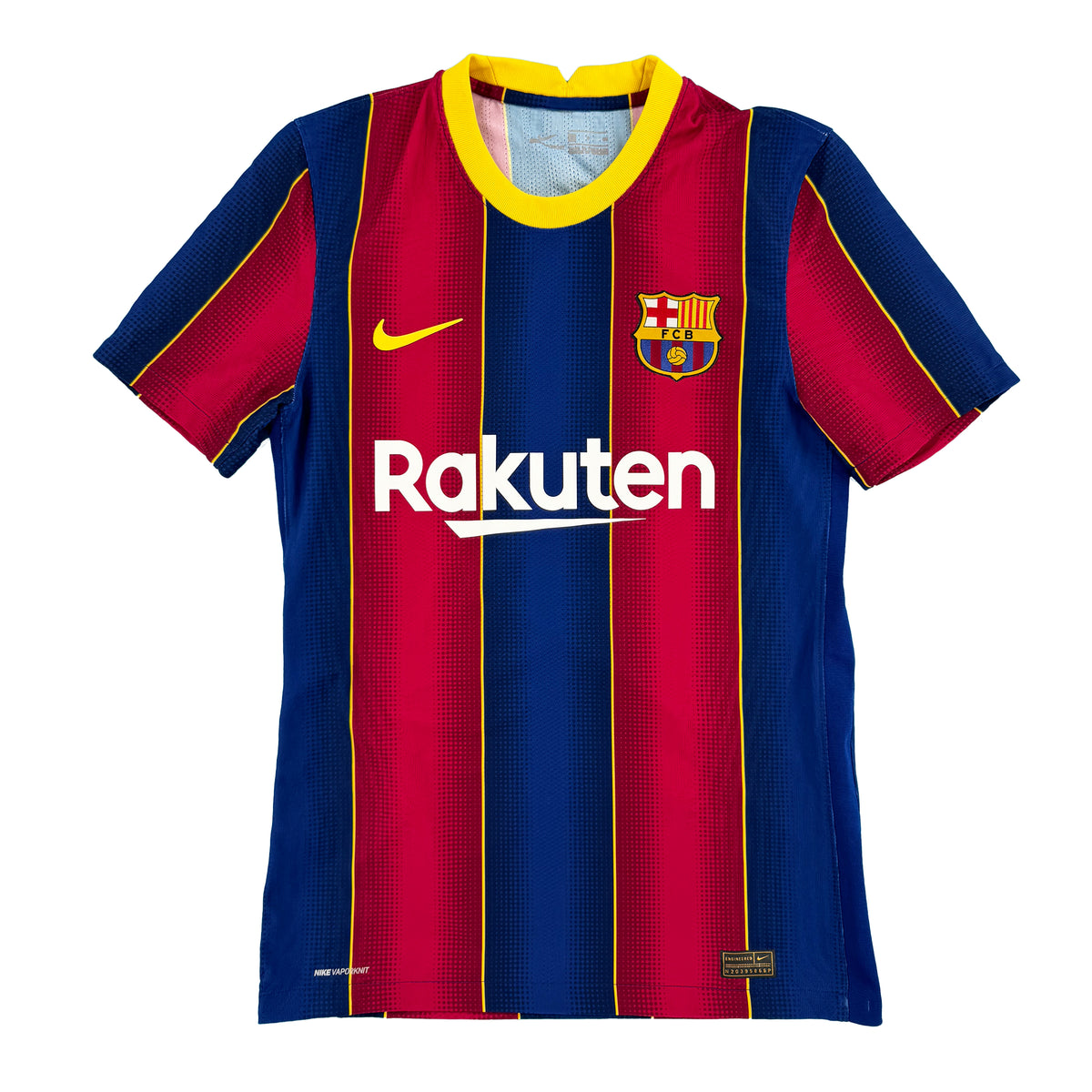 2020-21 Barcelona Authentic Thuis Shirt - 10/10 - (S) - Oldschool Voetbalshirts