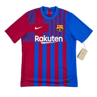 2021-22 Barcelona Thuis Shirt - 9/10 - (M) - Oldschool Voetbalshirts
