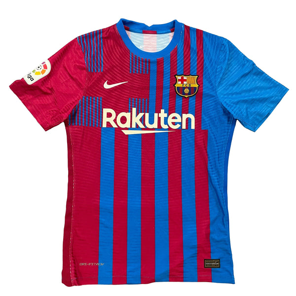 2021-22 Barcelona Authentic Thuis Shirt - 9/10 - (M) - Oldschool Voetbalshirts