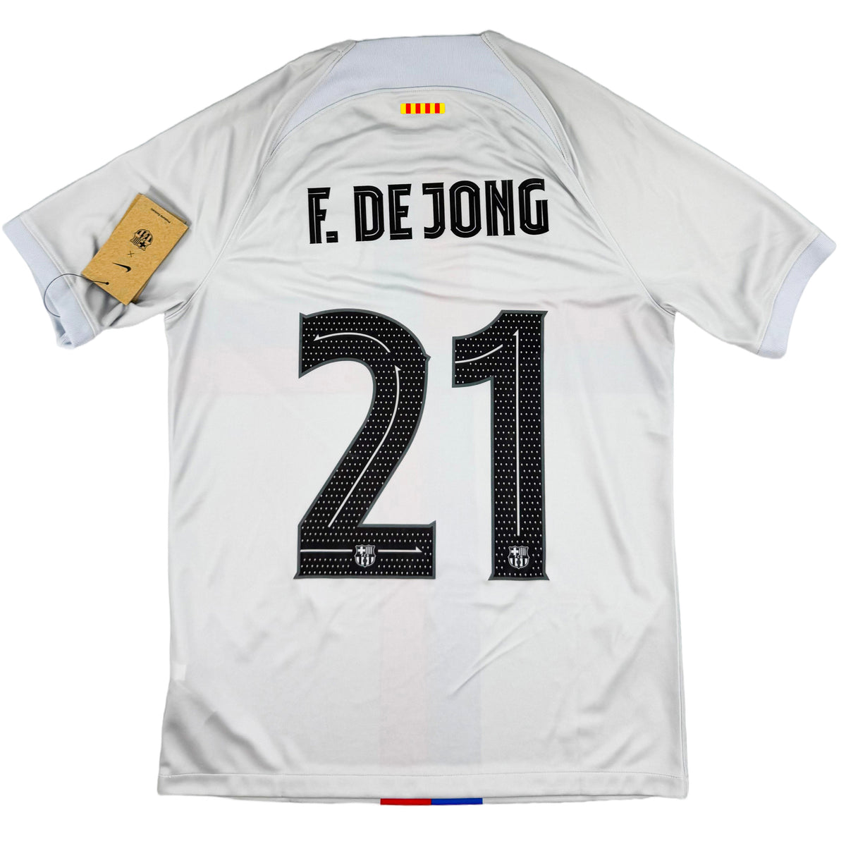 2022-23 Barcelona Derde Shirt De Jong - Oldschool Voetbalshirts