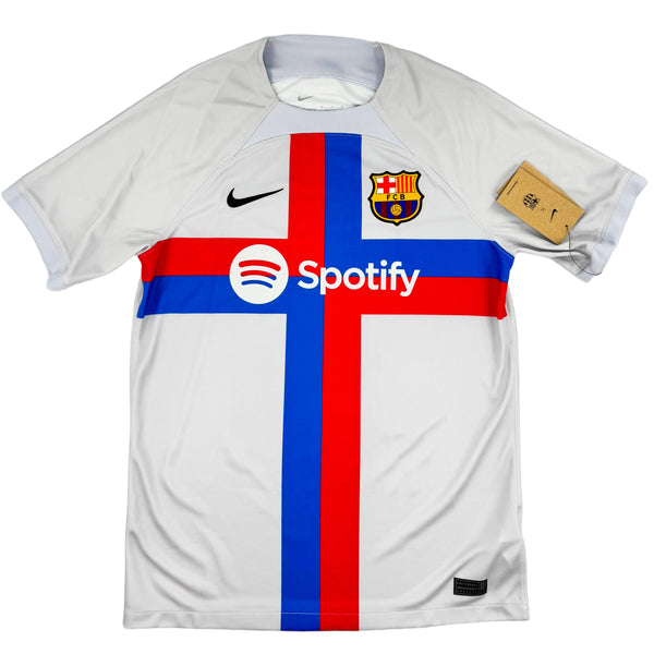 2022-23 Barcelona Derde Shirt De Jong - Oldschool Voetbalshirts