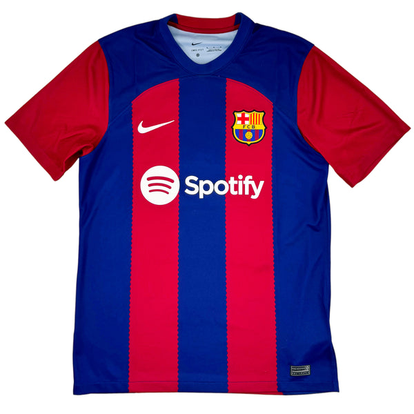 2023-24 Barcelona Thuis Shirt Yamal - Oldschool Voetbalshirts