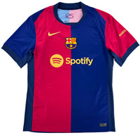 2024-25 Barcelona Thuis Shirt - 10/10 - (M) - Oldschool Voetbalshirts