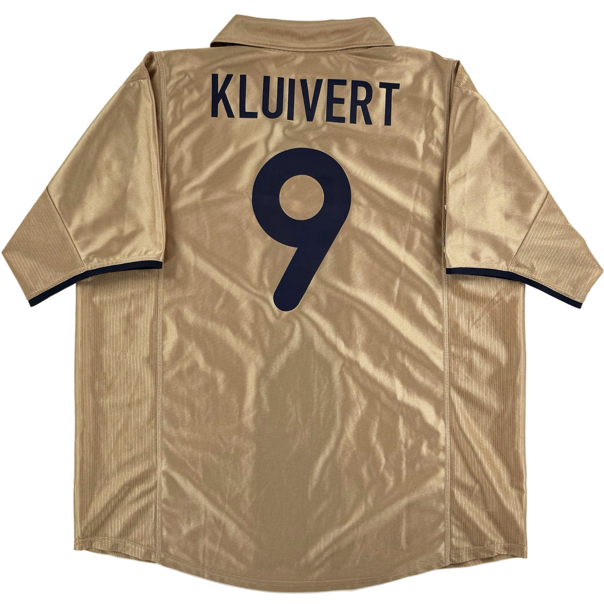 2001-02 Barcelona Uit Shirt Kluivert #9 - 9/10 - (XL) - Oldschool Voetbalshirts
