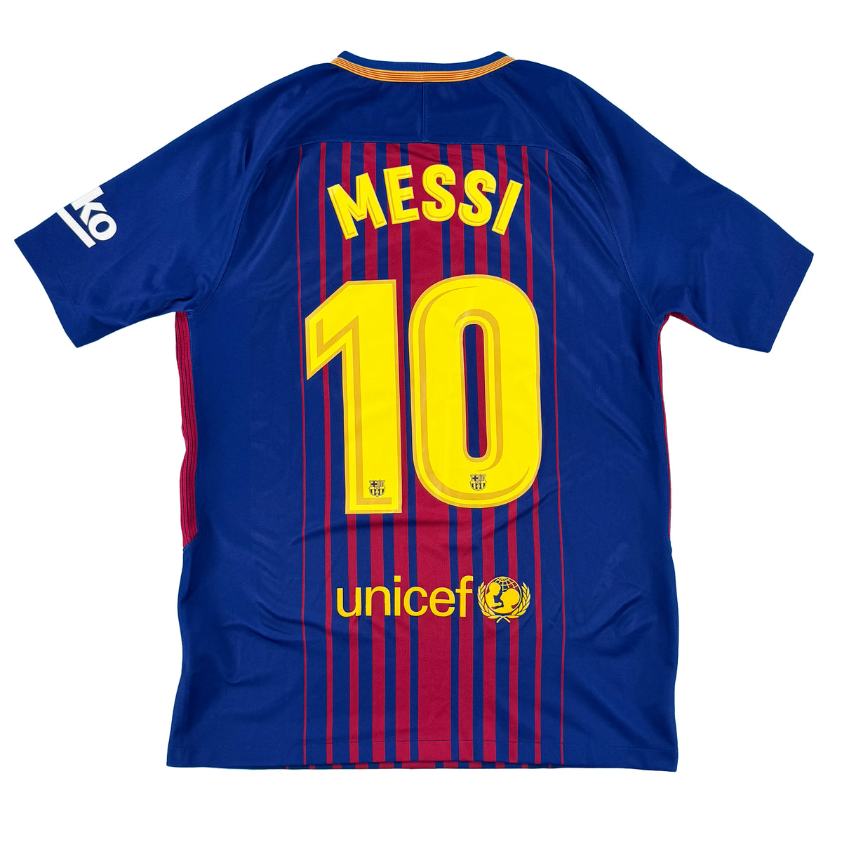 Barcelona - Home Shirt - MESSI #10 - 2017/18 - Size M - 9/10