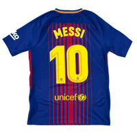 Barcelona - Home Shirt - MESSI #10 - 2017/18 - Size M - 9/10