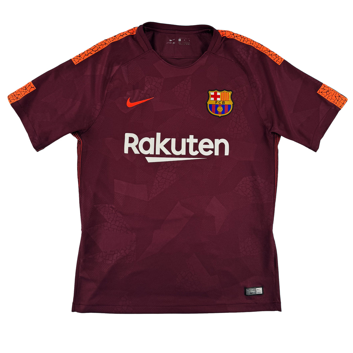 2017-18 Barcelona Derde Shirt Messi #10 - 8/10 - (M) - Oldschool Voetbalshirts