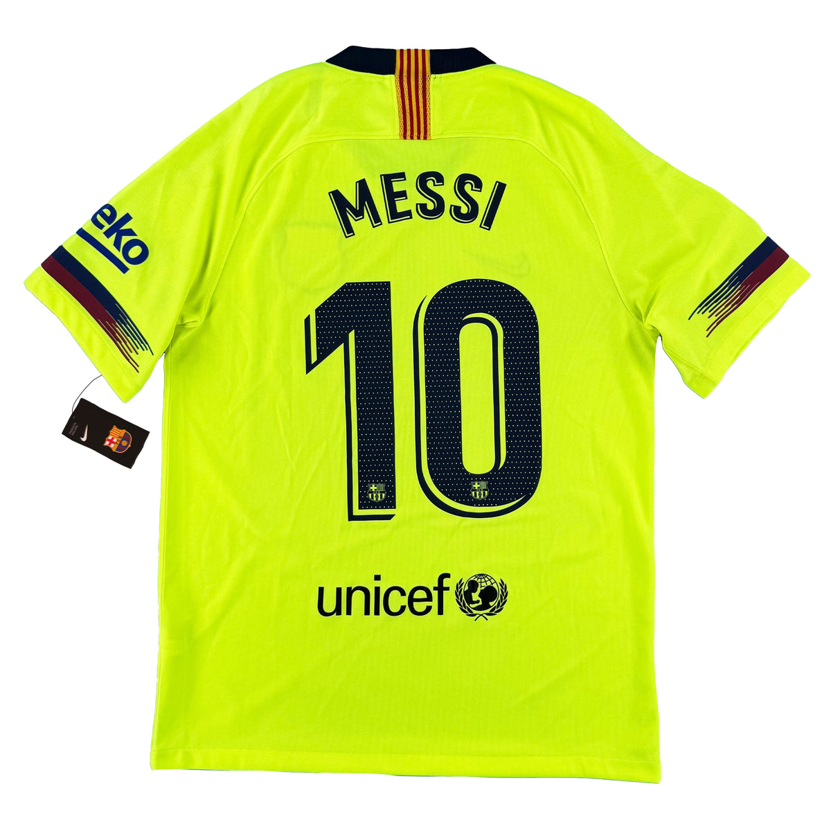 2018-19 Barcelona Away Shirt Messi #10 - 10/10 - (S)