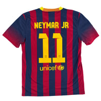 2013-14 Barcelona Thuis Shirt Neymar - Oldschool Voetbalshirts