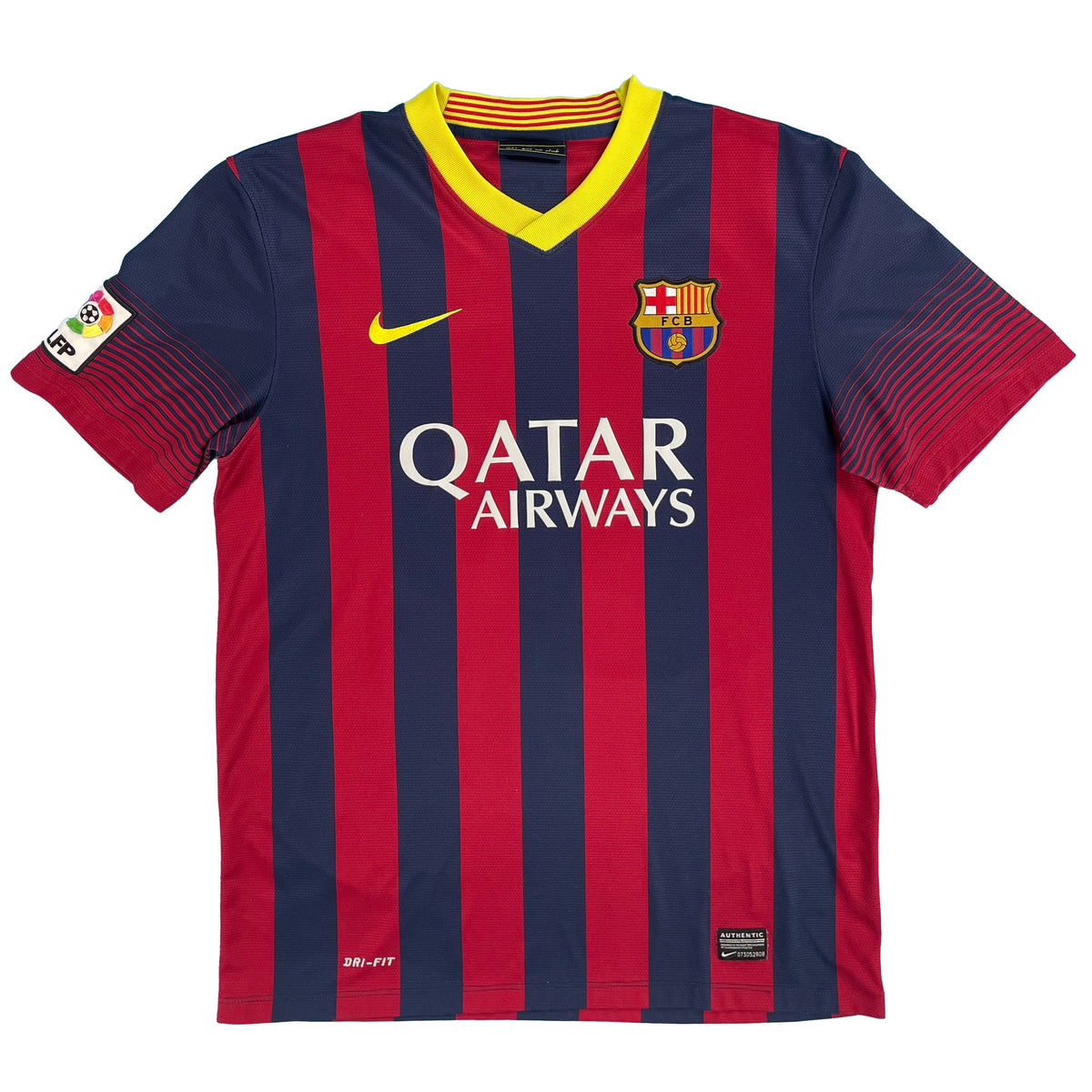 2013-14 Barcelona Thuis Shirt Neymar - Oldschool Voetbalshirts