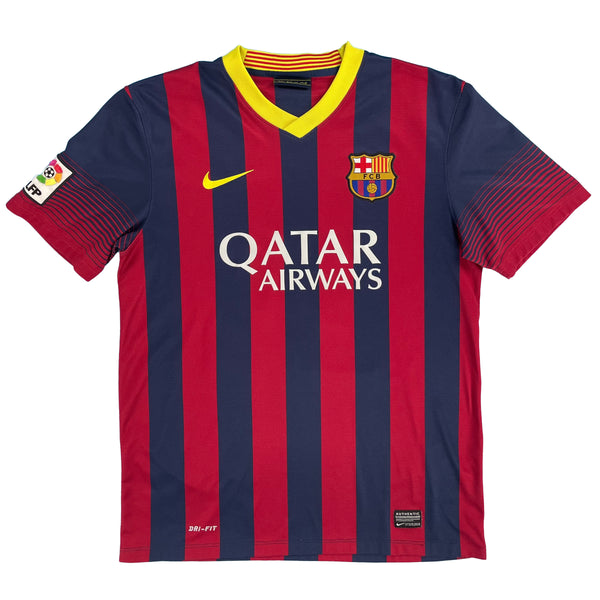 2013-14 Barcelona Thuis Shirt Neymar - Oldschool Voetbalshirts