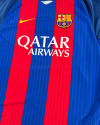 Barcelona - Home Shirt - Neymar Jr #11 - 2016/17 - Size L - 9/10