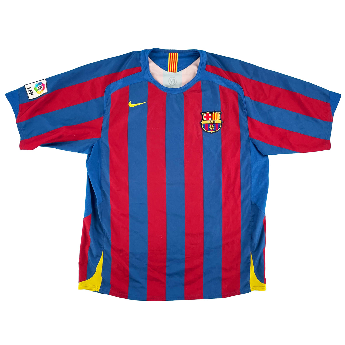 Barcelona - Home Shirt - RONALDINHO #10 - 2005/06 - Size XL - 8/10