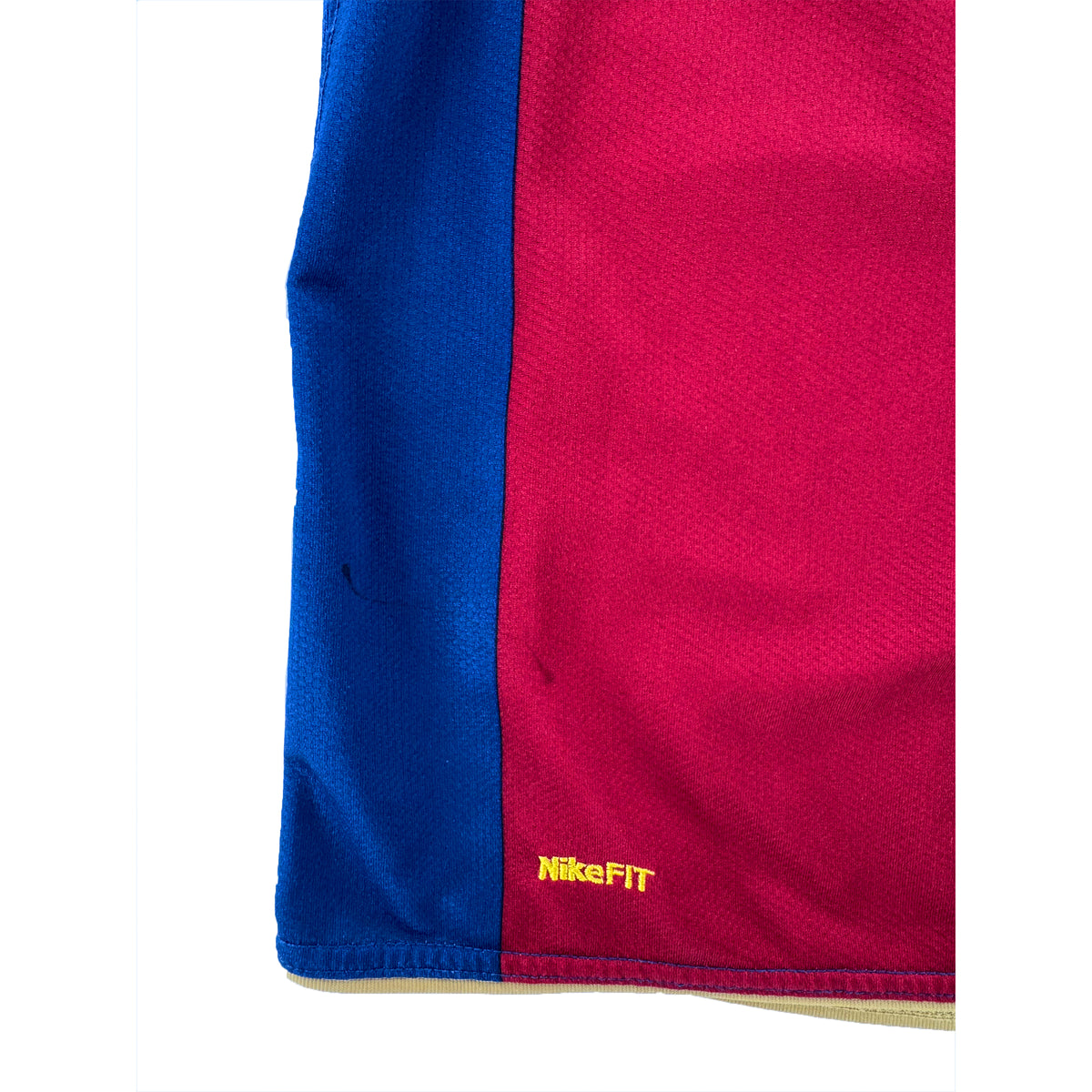 2007-08 Barcelona Thuis Shirt Ronaldinho #10 - 10/10 - (S) - Oldschool Voetbalshirts