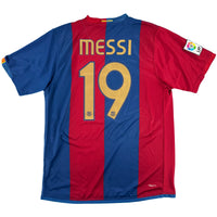 Barcelona - Home Shirt - MESSI #19 - 2006/07 - Size L - 10/10