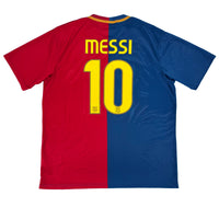 2008-09 Barcelona Home Shirt Messi #10 - 8/10 - (XL)
