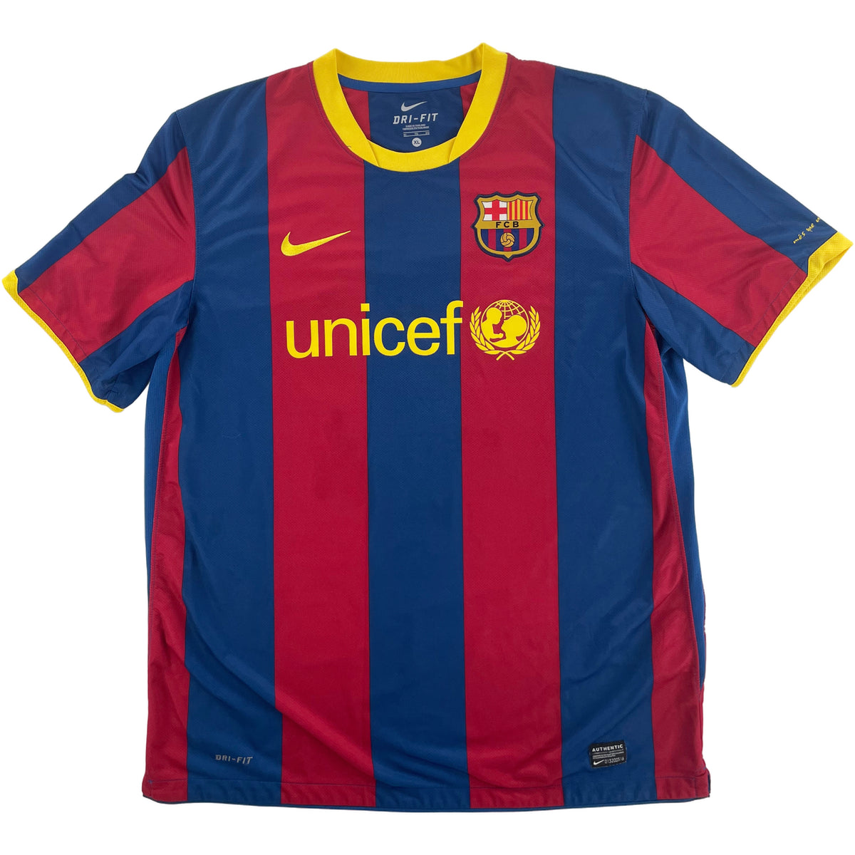 2010-11 Barcelona Home Shirt Messi #10 - 10/10 - (XL)