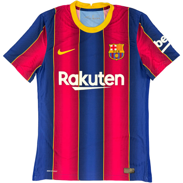 2020-21 Barcelona Authentic Thuis Shirt Messi #10 - 9/10 - (S)
