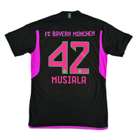 2023-24 Bayern München Authentic Uit Shirt Musiala #42 - 10/10 - (M) - Oldschool Voetbalshirts
