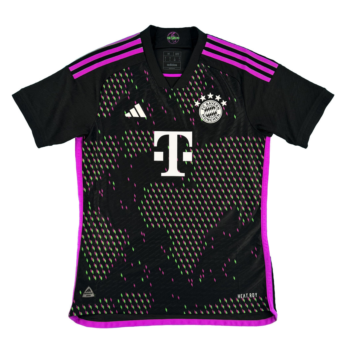 2023-24 Bayern München Authentic Uit Shirt Musiala #42 - 10/10 - (M) - Oldschool Voetbalshirts