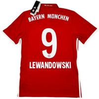 2016-17 Bayern München Thuis Shirt Lewandowski - Oldschool Voetbalshirts