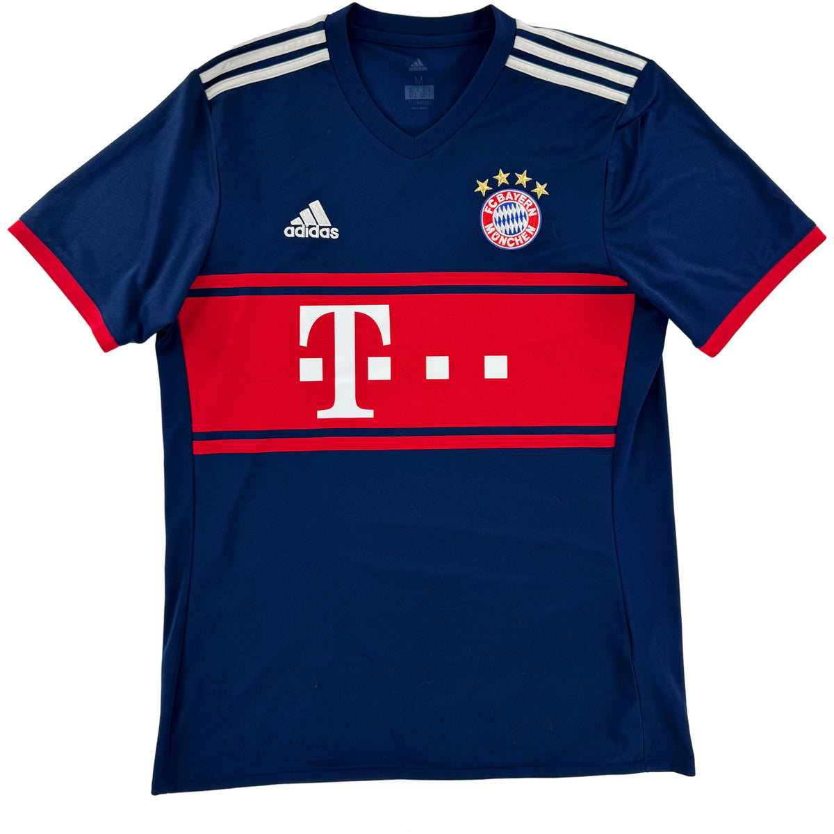 2017-18 Bayern München Uit Shirt - 10/10 - (M) - Oldschool Voetbalshirts