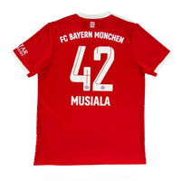 Bayern Munich - Home Shirt - MUSIALA #42 - 2022/23 - Size L - 10/10