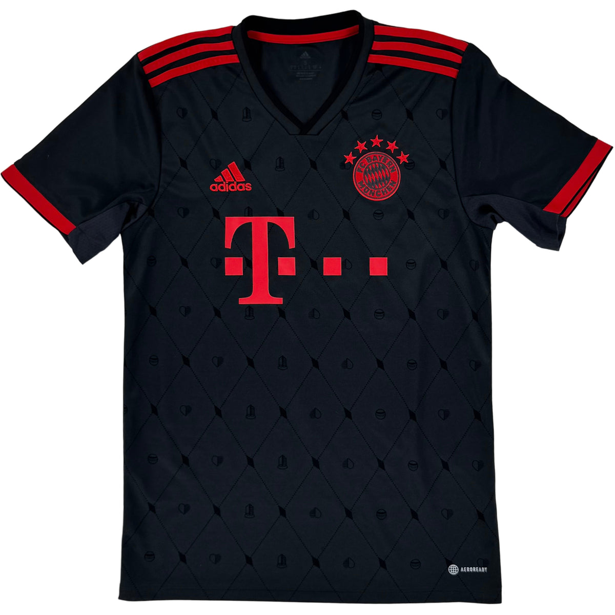 2022-23 Bayern München Derde Shirt Musiala #42 - 10/10 - (S) - Oldschool Voetbalshirts