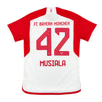 Bayern Munich - Home Shirt - MUSIALA #42 - 2023/24 - Size M - 10/10