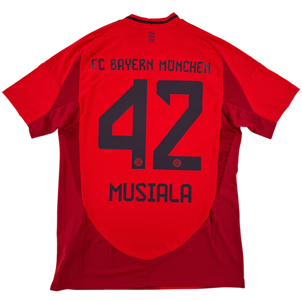 2024-25 Bayern München Thuis Shirt Musiala #42 - 10/10 - (M) - Oldschool Voetbalshirts