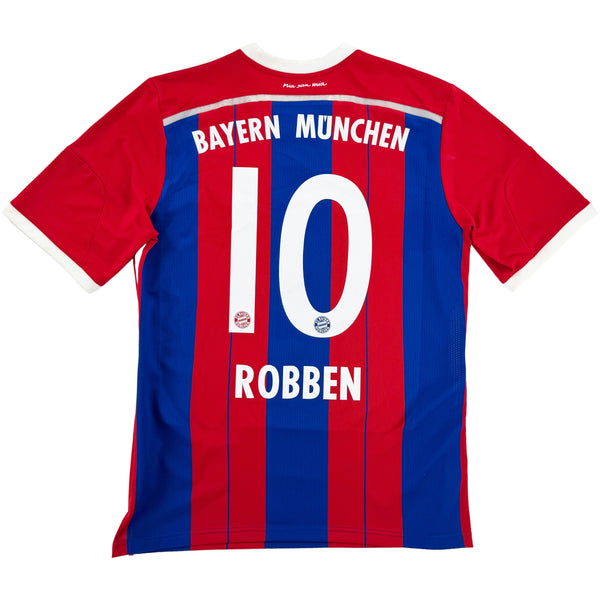 2014-15 Bayern München Thuis Shirt Robben #10 - 9/10 - (L) - Oldschool Voetbalshirts