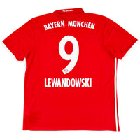 2016-17 Bayern München Thuis Shirt Lewandowski - Oldschool Voetbalshirts