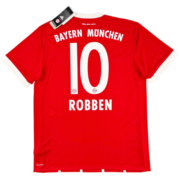2017-18 Bayern München Thuis Shirt Robben - Oldschool Voetbalshirts