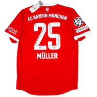 2022-23 Bayern München Pro Thuis Shirt Müller - Oldschool Voetbalshirts