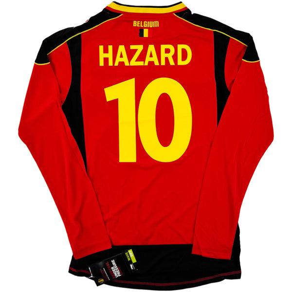 2012 België EK Pro Thuis Shirt Hazard - Oldschool Voetbalshirts