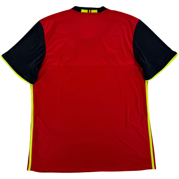 EK 2016 België Thuis Shirt - 9/10 - (XL) - Oldschool Voetbalshirts