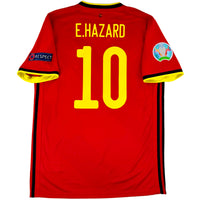 2020 België EK Thuis Shirt Hazard - Oldschool Voetbalshirts
